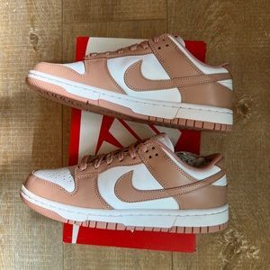 Nike Dunk Low Sneakers in Pink Whisper